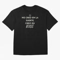 No creo en la suerte, creo en Dios Oversized T-Shirt Show Match Day Excitement for FIFA World Cup 2026 for Fans of Neymar, Haaland and Cristiano Ronaldo and Spain, Bringing Classic Soccer Heritage, Championship Pressure, Fan Loyalty and