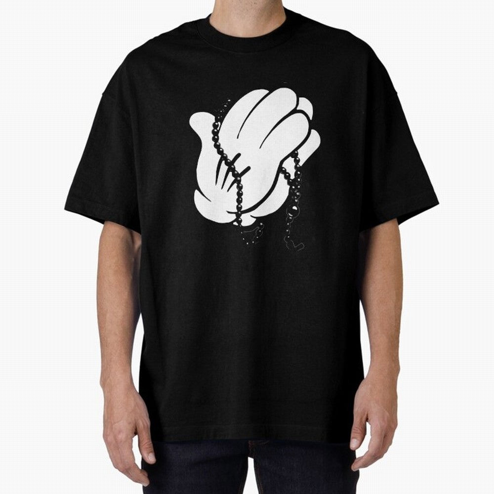 Funny praying hands Oversized T-Shirt Honor Champions and Dreams in FIFA World Cup 2026 Spirit, Connected to Argentina, Messi, Soccer Culture, Superstar Moments, National Team Dreams and Competitive Fire; Built for Supporters Chasing Trophy Dreams,
