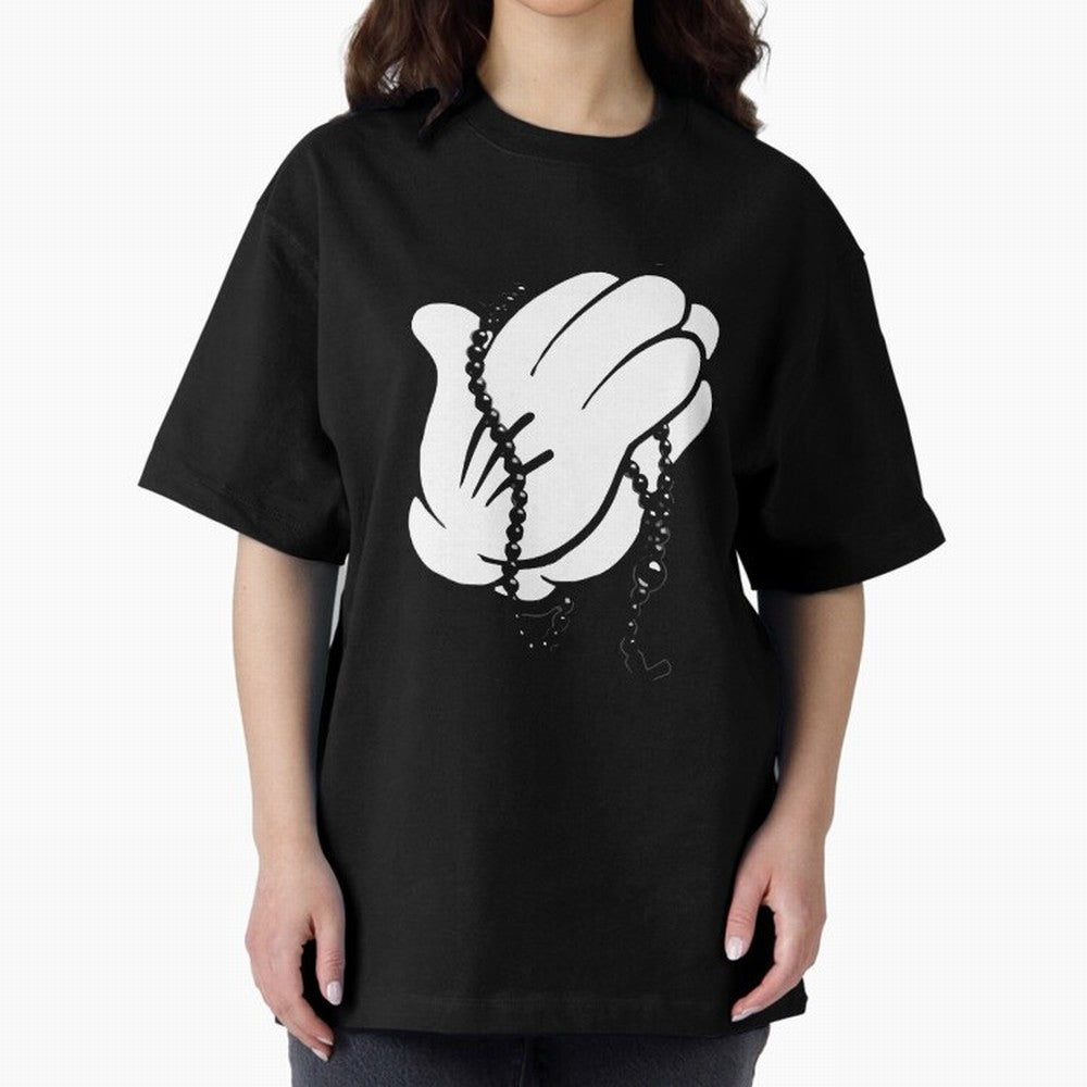Funny praying hands Oversized T-Shirt Honor Champions and Dreams in FIFA World Cup 2026 Spirit, Connected to Argentina, Messi, Soccer Culture, Superstar Moments, National Team Dreams and Competitive Fire; Built for Supporters Chasing Trophy Dreams,