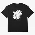 Funny praying hands Oversized T-Shirt Honor Champions and Dreams in FIFA World Cup 2026 Spirit, Connected to Argentina, Messi, Soccer Culture, Superstar Moments, National Team Dreams and Competitive Fire; Built for Supporters Chasing Trophy Dreams,