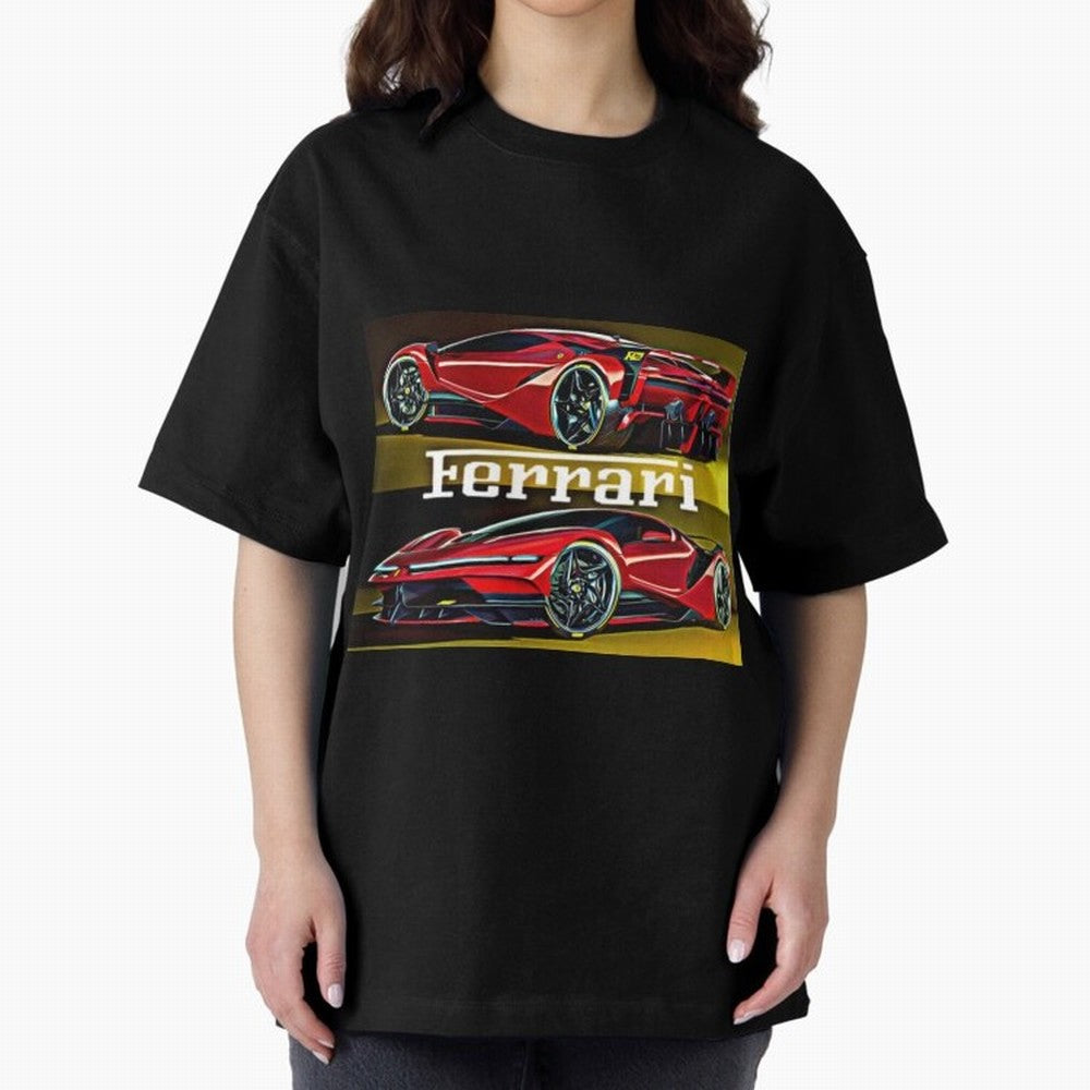 Ferarri F Concept Oversized T-Shirt Cheer for the FIFA World Cup 2026 Group Stage Journey through Cristiano Ronaldo Highlights, England, France and Netherlands Pride, Stadium Chants, National Pride, Trophy Dreams and Unforgettable Football