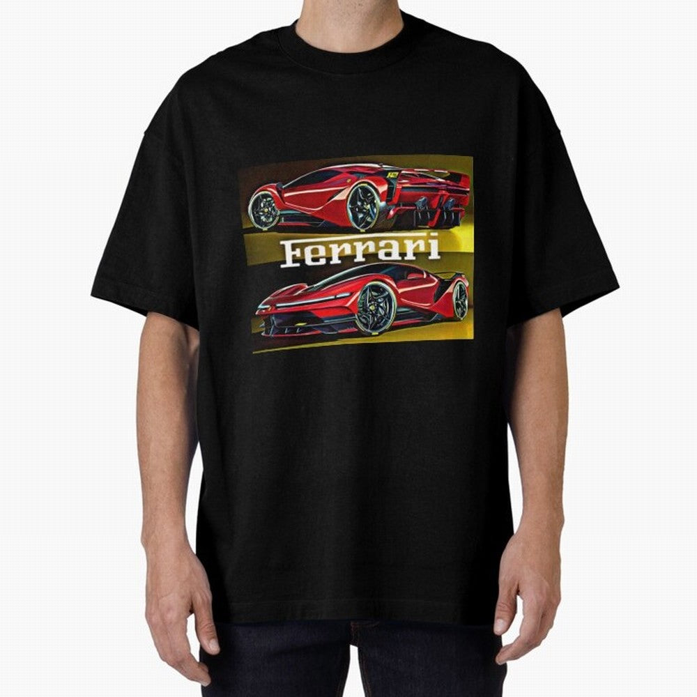Ferarri F Concept Oversized T-Shirt Cheer for the FIFA World Cup 2026 Group Stage Journey through Cristiano Ronaldo Highlights, England, France and Netherlands Pride, Stadium Chants, National Pride, Trophy Dreams and Unforgettable Football
