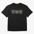 Eat Sleep Soccer Oversized T-Shirt Bring Champion Energy into FIFA World Cup 2026 for Fans of CR7 and Spain and Netherlands, Bringing Retro Football Energy, Iconic Rivalries, Trophy Chase Drama and Stadium Atmosphere; Great for Watch Parties,