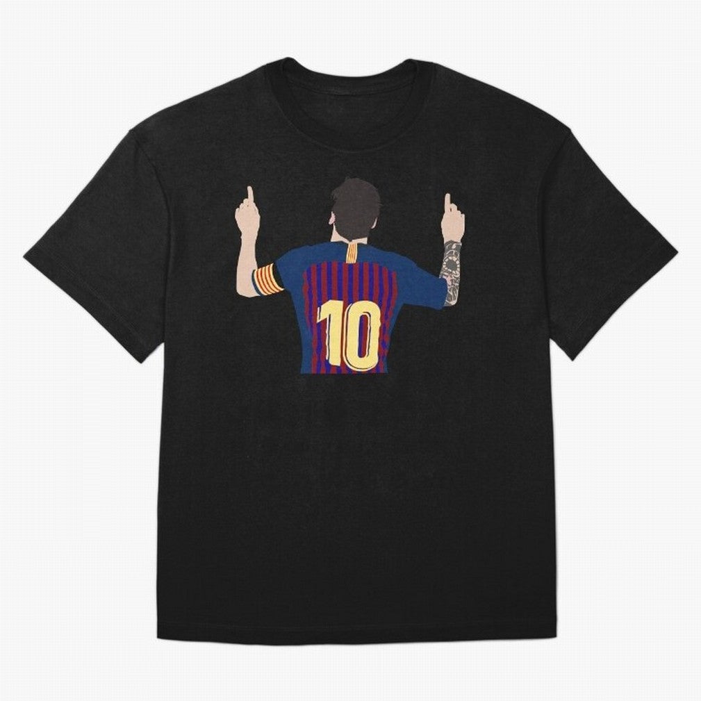 Lionel Messi Iconic Goal Celebration #o44 Oversized T-Shirt Make Your Look Match FIFA World Cup 2026 USA Canada Mexico Celebrating Cristiano Ronaldo, England, France and Netherlands Energy, Champion Mindset, Group Stage Buzz, Knockout Tension and