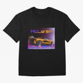 Mclaren in Gradient Metallic Color Oversized T-Shirt Refresh FIFA World Cup 2026 for Fans of Haaland and Mbappe and Argentina and Brazil, Bringing Vintage Soccer Flavor, Modern Football Stars, National Flags and Final Night Emotion; Built for