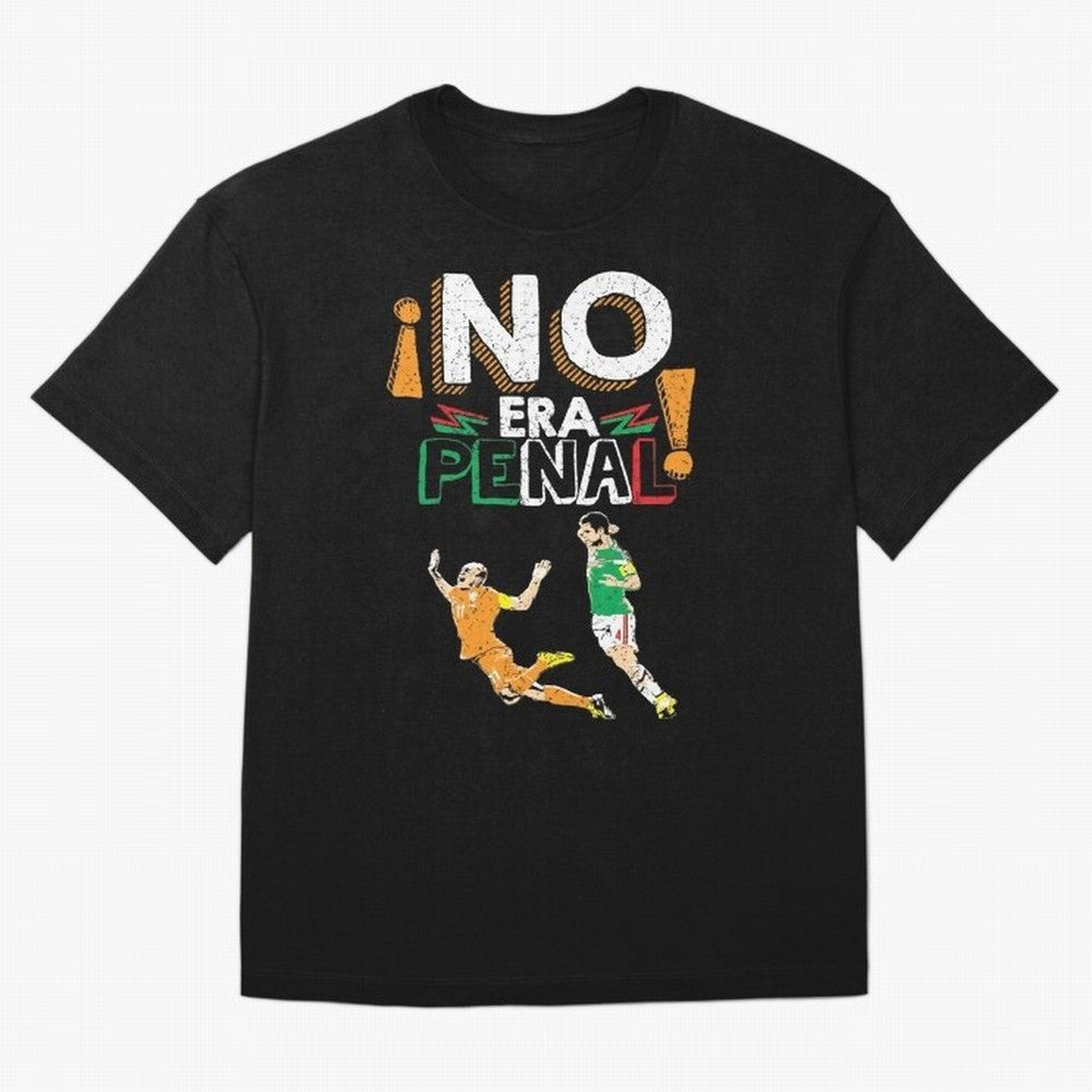 No Era Penal Oversized T-Shirt Follow the Final Road of FIFA World Cup 2026 USA Canada Mexico Spirit, Highlighting England and Germany, Messi and Cristiano Ronaldo, Match Day Excitement, Supporter Culture, Golden Goals and Global Football Passion;