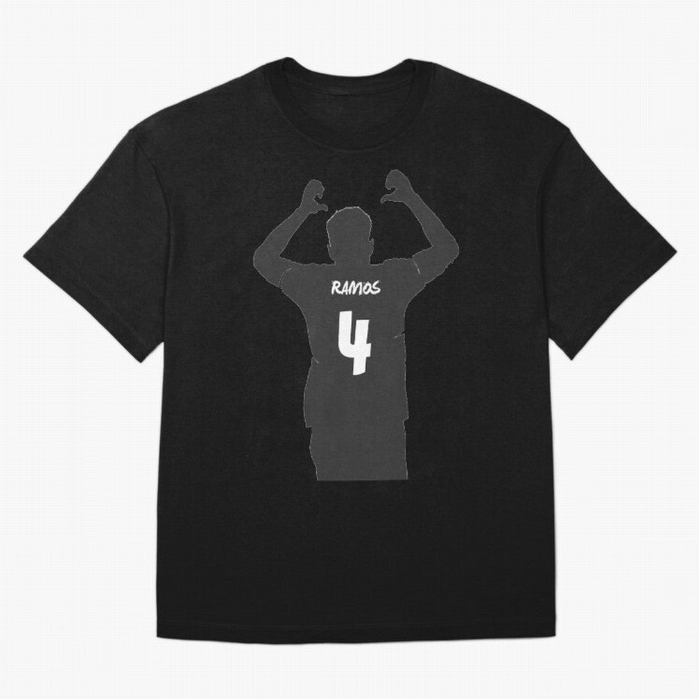 Sergio Ramos artwork Oversized T-Shirt Celebrate National Team Dreams in the FIFA World Cup 2026 USA Canada Mexico Journey through CR7 Highlights, Germany Pride, Football History, Final Match Energy, Crowd Noise and Once in a Lifetime Moments;