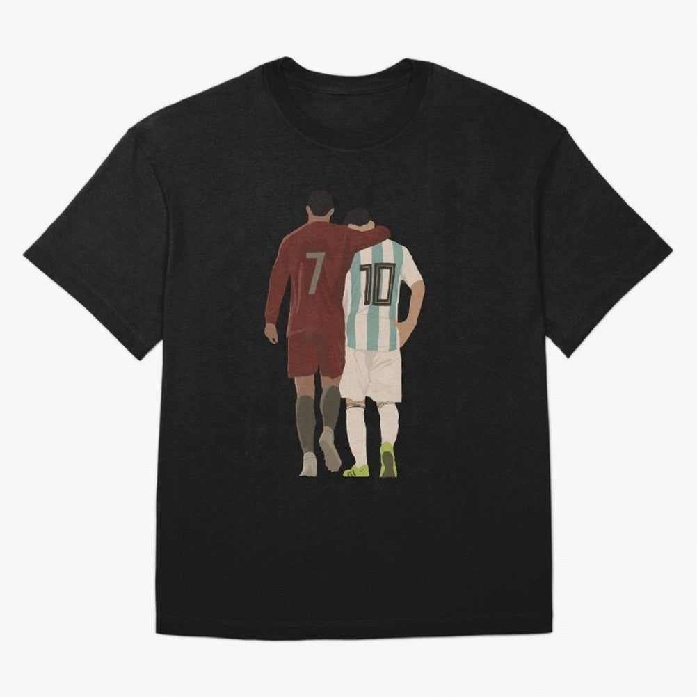 The Greatest Of All Time Oversized T-Shirt Honor the Football Icons of FIFA World Cup 2026 for Fans of Cristiano Ronaldo and Germany, Bringing Football Festival Excitement, Trophy Ambitions, Country Rivalries and Star Player Buzz; Ideal for