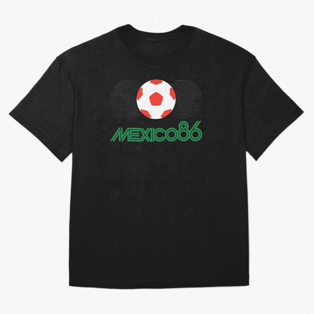 Mexico 86 Oversized T-Shirt Relive the FIFA World Cup 2026 USA Canada Mexico Journey through Cristiano Ronaldo, Haaland and CR7 Highlights, England and Germany Pride, Vintage Soccer Flavor, Modern Football Stars, National Flags and Final Night