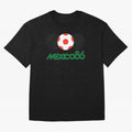 Mexico 86 Oversized T-Shirt Relive the FIFA World Cup 2026 USA Canada Mexico Journey through Cristiano Ronaldo, Haaland and CR7 Highlights, England and Germany Pride, Vintage Soccer Flavor, Modern Football Stars, National Flags and Final Night