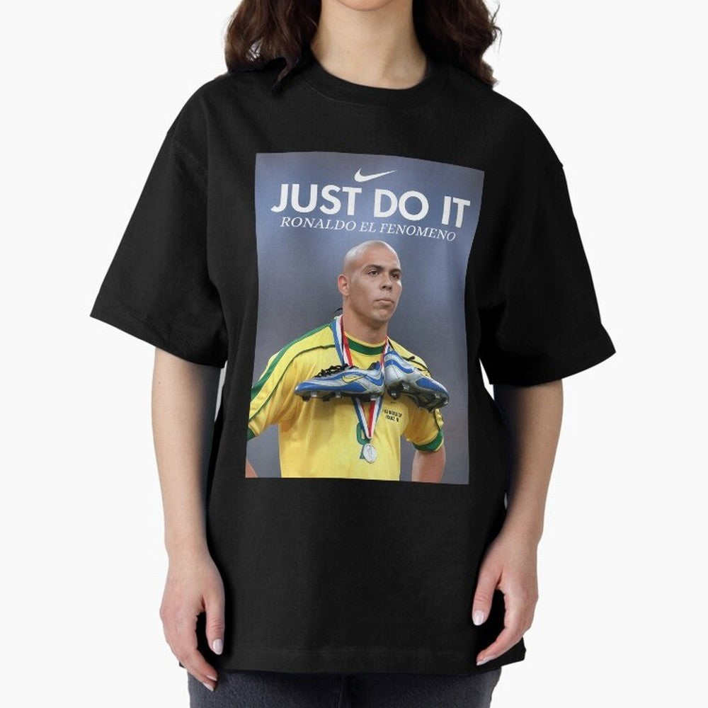 Ronaldo Fenomeno Ronaldo Nazario Vintage Sports Decor Living Room Decor For Walls Sports Bedroom Decor Game Room Decor R9 Oversized T-Shirt Support Iconic Players in Global Football Passion for FIFA World Cup 2026 Group Stage, Driven by Neymar,