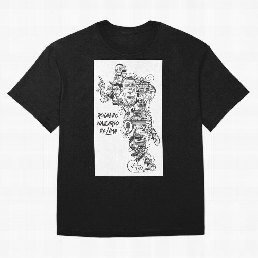 The R9 Era Oversized T-Shirt Support Your Favorite Stars during FIFA World Cup 2026 USA Canada Mexico Built around Neymar, Portugal Energy, Football History, Final Match Energy, Crowd Noise and Once in a Lifetime Moments; Ideal for Football Dads,