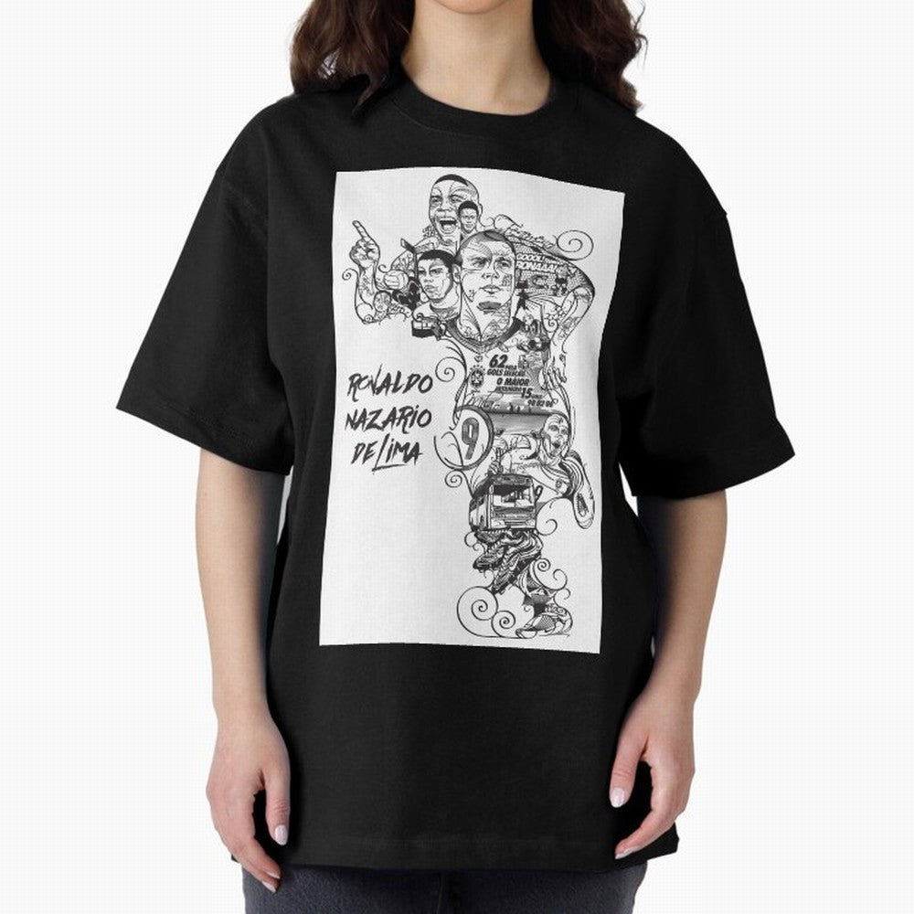 The R9 Era Oversized T-Shirt Fuel the Hype around FIFA World Cup 2026 Group Stage Spirit, with England, France and Netherlands, Cristiano Ronaldo, Goal Celebration Energy, Supporter Heritage, Football Icons and Worldwide Tournament Joy; Created for