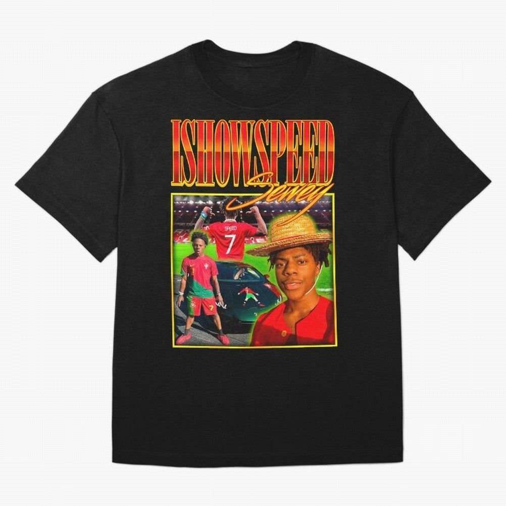 IShowSpeed Vintage Retro Y2K Design Oversized T-Shirt Make Every Match About FIFA World Cup 2026 for Fans of Messi, CR7 and Mbappe and Argentina and Brazil, Bringing Vintage Soccer Flavor, Modern Football Stars, National Flags and Final Night