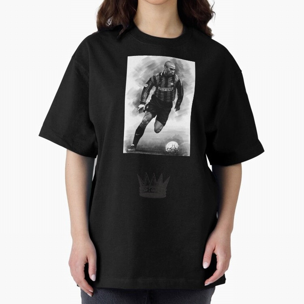 The Real Ronaldo Oversized T-Shirt Carry Global Football Passion for FIFA World Cup 2026 Group Stage, Driven by Haaland, England and Germany, Supporter Pride, Iconic Celebrations, Legendary Names and Global Match Day Energy; Great for Supporters