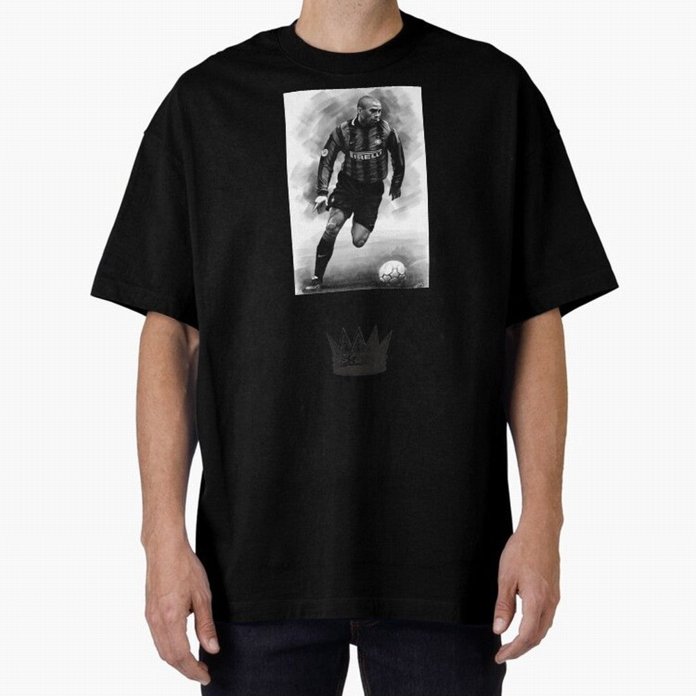 The Real Ronaldo Oversized T-Shirt Carry Global Football Passion for FIFA World Cup 2026 Group Stage, Driven by Haaland, England and Germany, Supporter Pride, Iconic Celebrations, Legendary Names and Global Match Day Energy; Great for Supporters