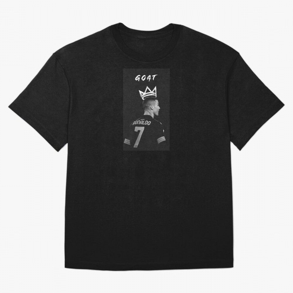 Ronaldo Goat Oversized T-Shirt Celebrate Supporters United by FIFA World Cup 2026 Spirit, Featuring Spain, Haaland, Sports Nostalgia, International Competition, Famous Players and Unforgettable Victories; Perfect for People Who Love Argentina,
