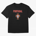 Portugal Oversized T-Shirt Back the Journey through Match Day Hype around FIFA World Cup 2026, Mbappe and Neymar, Spain, Retro Football Energy, Iconic Rivalries, Trophy Chase Drama and Stadium Atmosphere; Made for Die Hard Supporters, Soccer