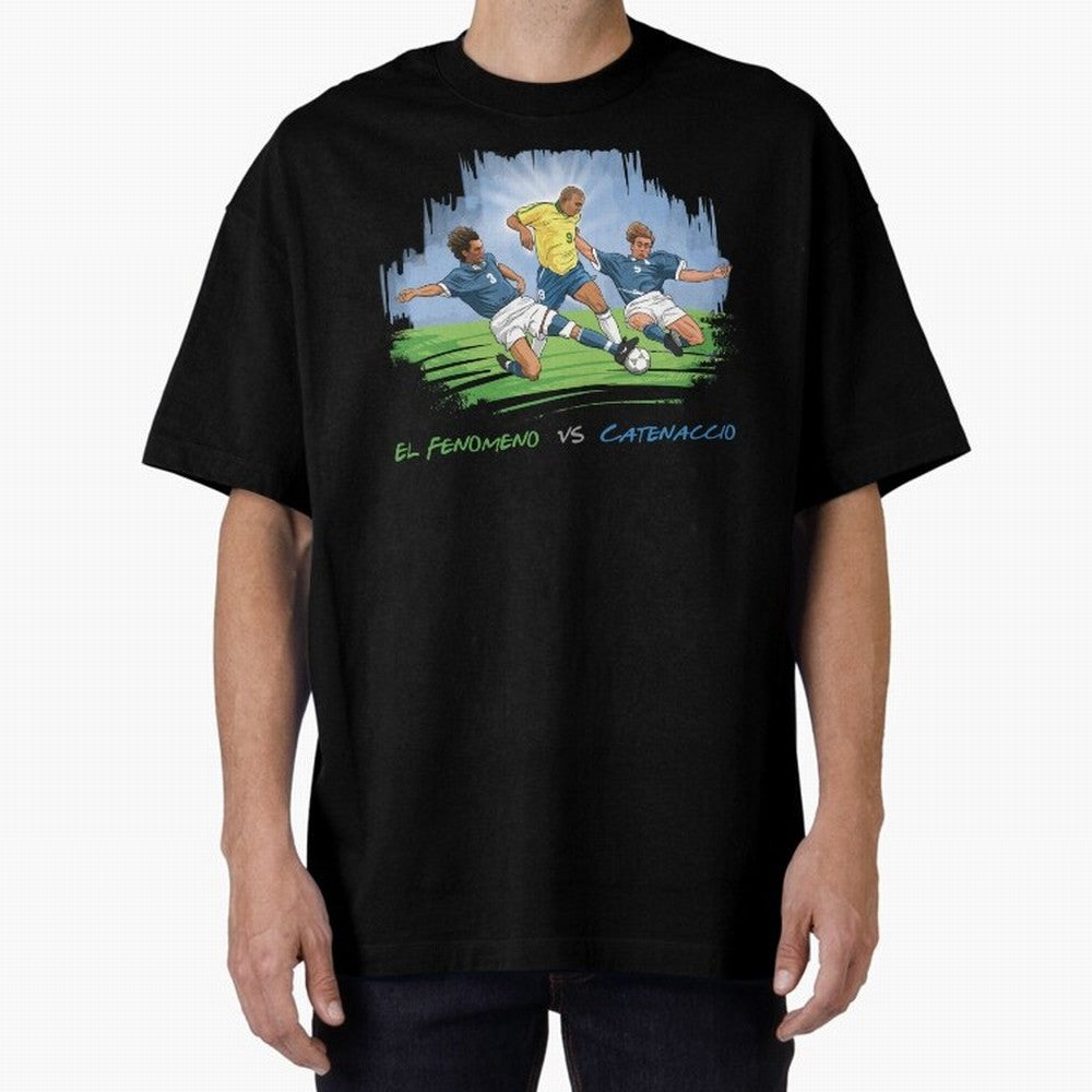 El Fenomeno Ronaldo Luis Nazario de Lima Oversized T-Shirt Bring Match Day Fire to the FIFA World Cup 2026 USA Canada Mexico Journey through Cristiano Ronaldo Highlights, Germany Pride, Classic Soccer Heritage, Championship Pressure, Fan Loyalty
