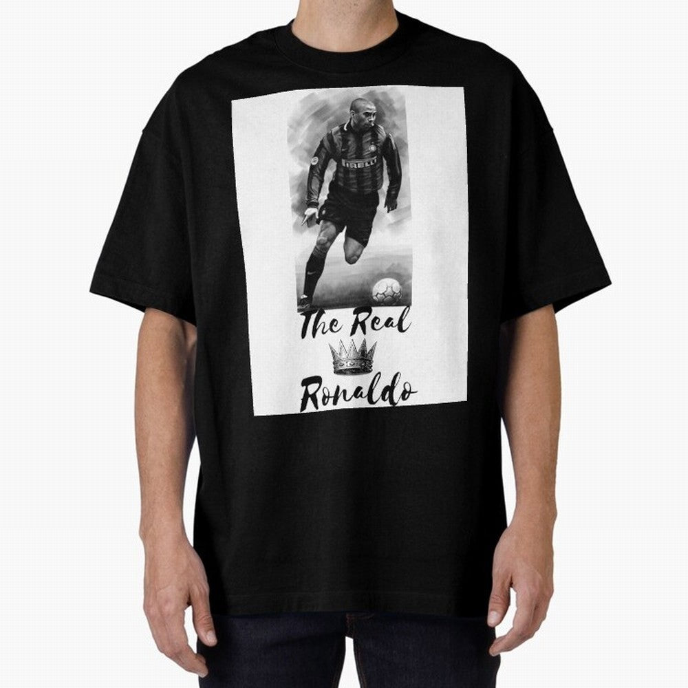 The Real Ronaldo Oversized T-Shirt Live the Energy of FIFA World Cup 2026 Group Stage Celebrating Cristiano Ronaldo, Spain and Netherlands Energy, Global Supporter Spirit, Legendary Goals, National Colors and Tournament Celebration; Created for