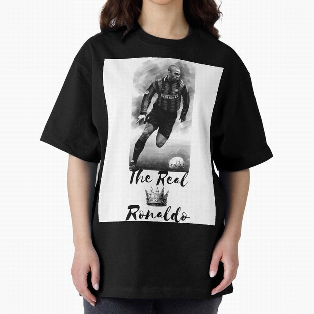 The Real Ronaldo Oversized T-Shirt Live the Energy of FIFA World Cup 2026 Group Stage Celebrating Cristiano Ronaldo, Spain and Netherlands Energy, Global Supporter Spirit, Legendary Goals, National Colors and Tournament Celebration; Created for