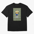 Illustration Ronaldo Luis Nazario de Lima Oversized T-Shirt Support the FIFA World Cup 2026 USA Canada Mexico Journey through Haaland and Mbappe Highlights, England, France and Netherlands Pride, Vintage Soccer Flavor, Modern Football Stars,