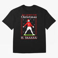 All I Want for Christmas Is Siu Ronaldo Oversized T-Shirt Follow the Road to FIFA World Cup 2026 Spirit, Capturing Argentina and Brazil, Messi, Stadium Chants, National Pride, Trophy Dreams and Unforgettable Football Memories; Great for Watch