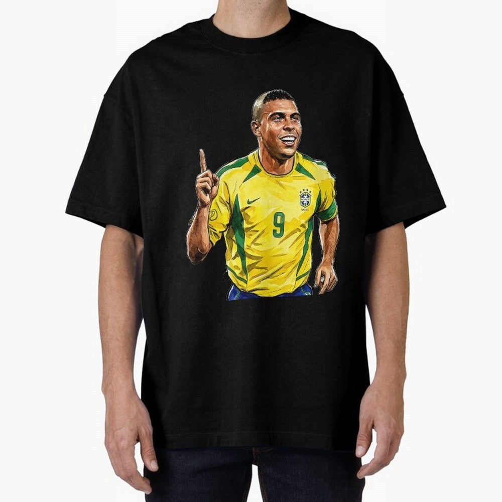 Ronaldo Fen?meno Oversized T-Shirt Honor the Beautiful Game during the FIFA World Cup 2026 USA Canada Mexico Journey through CR7 and Messi Highlights, England, France and Netherlands Pride, Stadium Memories, Football Loyalty, International Chants