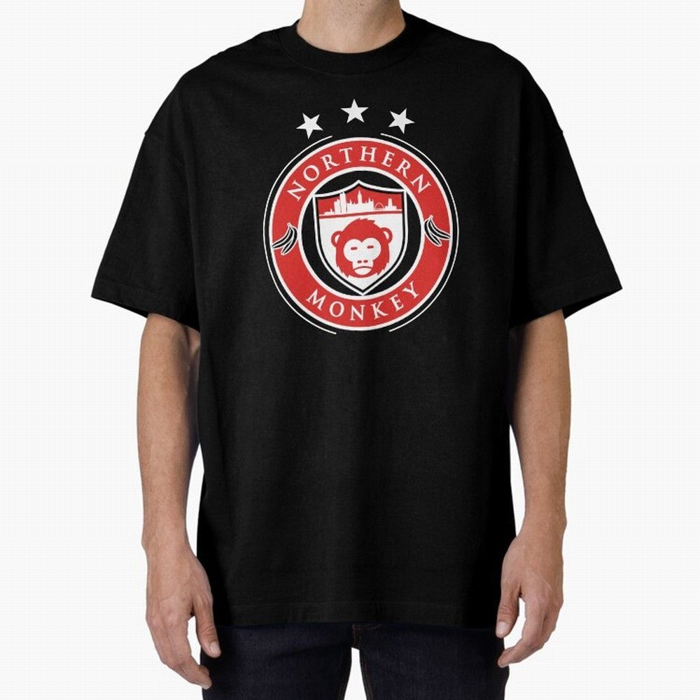 Northern Monkey United Oversized T-Shirt Spotlight Global Football Passion for FIFA World Cup 2026 Group Stage, Featuring Haaland and Mbappe, Portugal, Spain and Germany, Football Passion, Legendary Performances, Festival Vibes and Supporter