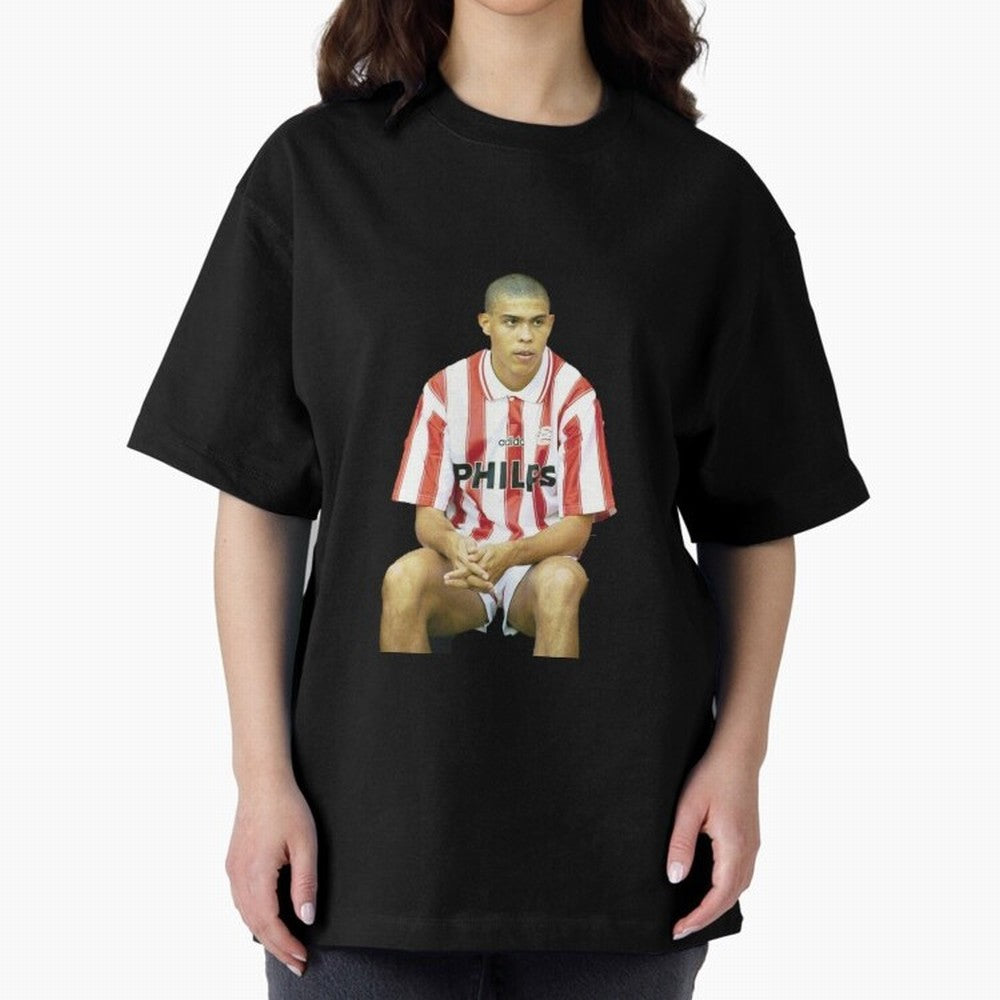Ronaldo Oversized T-Shirt Show Your Stadium Side during Global Football Passion for FIFA World Cup 2026 USA Canada Mexico, Centered on Mbappe, England, Champion Mindset, Group Stage Buzz, Knockout Tension and Passionate Fan Culture; Made for