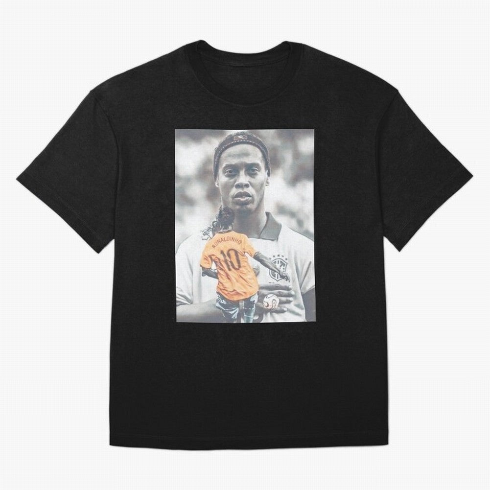 Wallpaper Ronaldinho Illustration Oversized T-Shirt Follow Match Day Hype around FIFA World Cup 2026 USA Canada Mexico, Cristiano Ronaldo, Brazil, Tournament Hype, Historic Matchups, Family Viewing Parties and Global Sports Pride; Ideal for