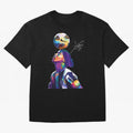 Ronaldinho Wpap Pop Art Oversized T-Shirt Show Your Tournament Heart for FIFA World Cup 2026 Group Stage for Fans of Mbappe and Neymar and Portugal, Spain and Germany, Bringing Fan Favorite Moments, National Team Passion, Big Match Drama and Soccer