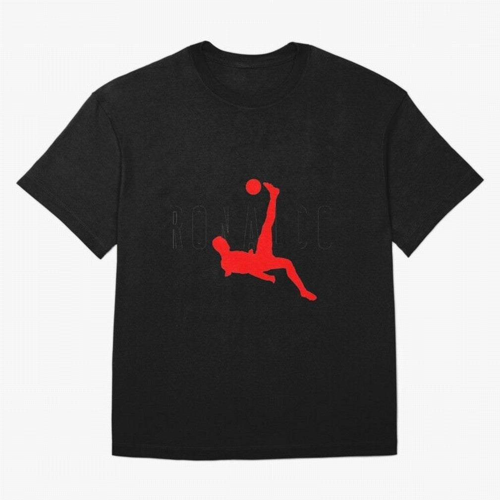 Air Ronaldo Classic T-Shirt Oversized T-Shirt Capture FIFA World Cup 2026 Spirit, Made for France and Portugal, Messi and Cristiano Ronaldo, Match Day Excitement, Supporter Culture, Golden Goals and Global Football Passion; Perfect for Supporters