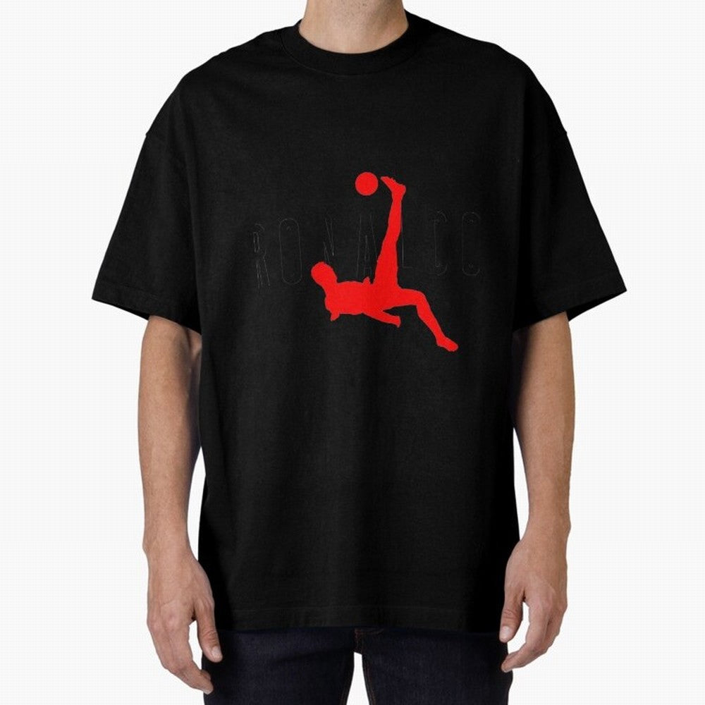 Air Ronaldo Classic T-Shirt Oversized T-Shirt Capture FIFA World Cup 2026 Spirit, Made for France and Portugal, Messi and Cristiano Ronaldo, Match Day Excitement, Supporter Culture, Golden Goals and Global Football Passion; Perfect for Supporters