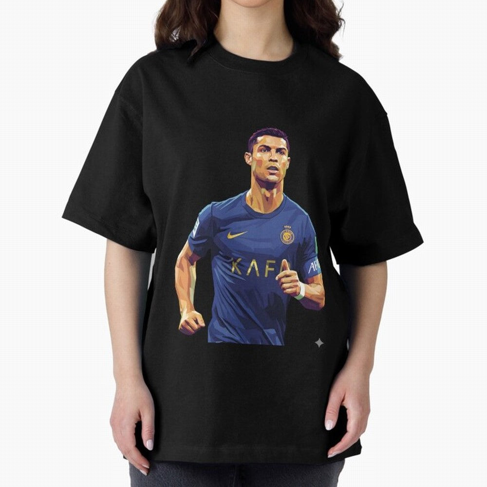 Ronaldo pop art Oversized T-Shirt Make the Season About the FIFA World Cup 2026 Journey through Neymar, Haaland and Cristiano Ronaldo Highlights, France and Portugal Pride, Football Passion, Legendary Performances, Festival Vibes and Supporter