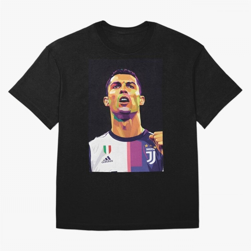 Ronaldo pop art Oversized T-Shirt Show Passion for the Stars of FIFA World Cup 2026 Group Stage Spirit, Driven by Brazil, Portugal and Argentina, Neymar, Haaland and Cristiano Ronaldo, Worldwide Fan Energy, Dramatic Goals, Stadium Lights and