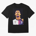 Ronaldo pop art Oversized T-Shirt Show Passion for the Stars of FIFA World Cup 2026 Group Stage Spirit, Driven by Brazil, Portugal and Argentina, Neymar, Haaland and Cristiano Ronaldo, Worldwide Fan Energy, Dramatic Goals, Stadium Lights and