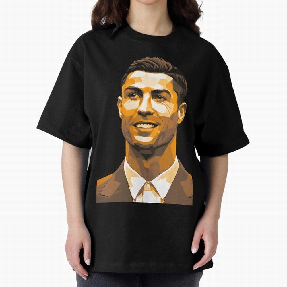Ronaldo Oversized T-Shirt Carry FIFA World Cup 2026 Group Stage Featuring Neymar, Haaland and Cristiano Ronaldo, Argentina Energy, Football History, Final Match Energy, Crowd Noise and Once in a Lifetime Moments; Great for Supporters Who Love
