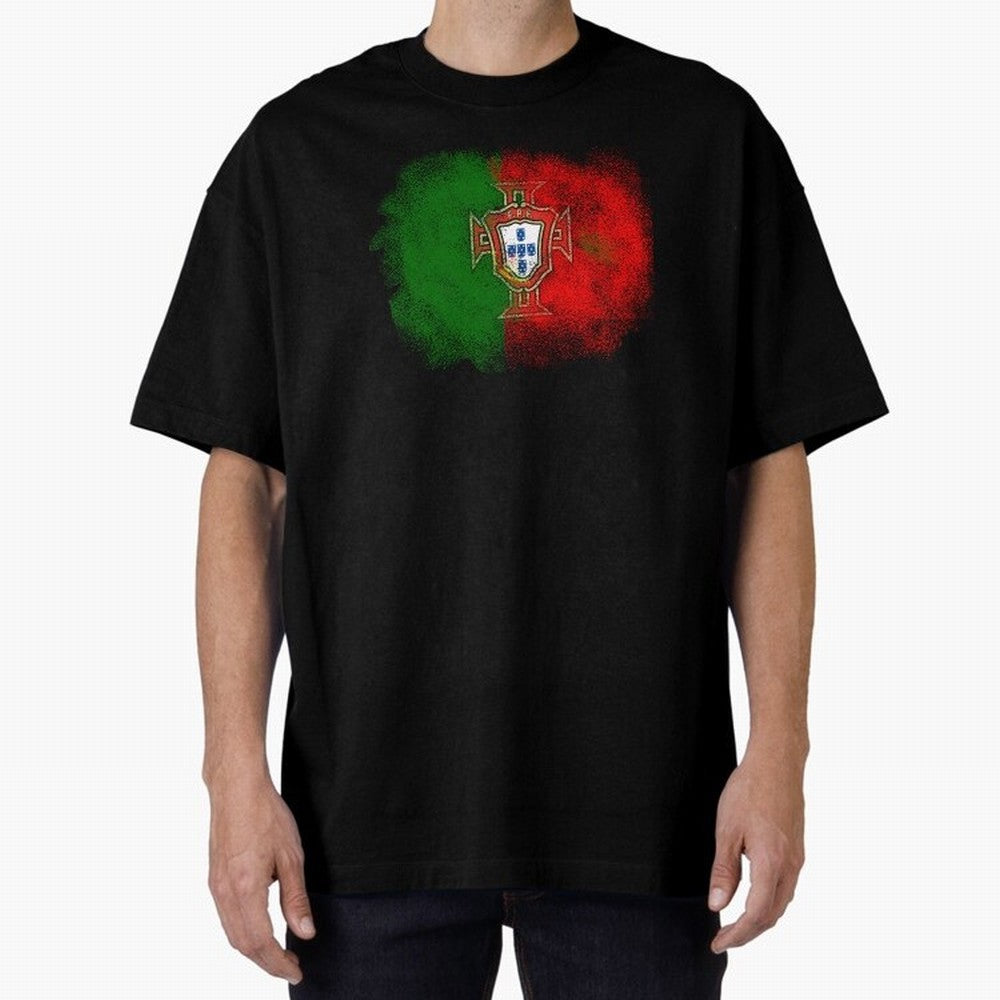 Portugal Oversized T-Shirt Bring World Football Passion into Match Day Hype around FIFA World Cup 2026, CR7, Netherlands, Stadium Memories, Football Loyalty, International Chants and Championship Tradition; Great for Supporters Who Love Legendary