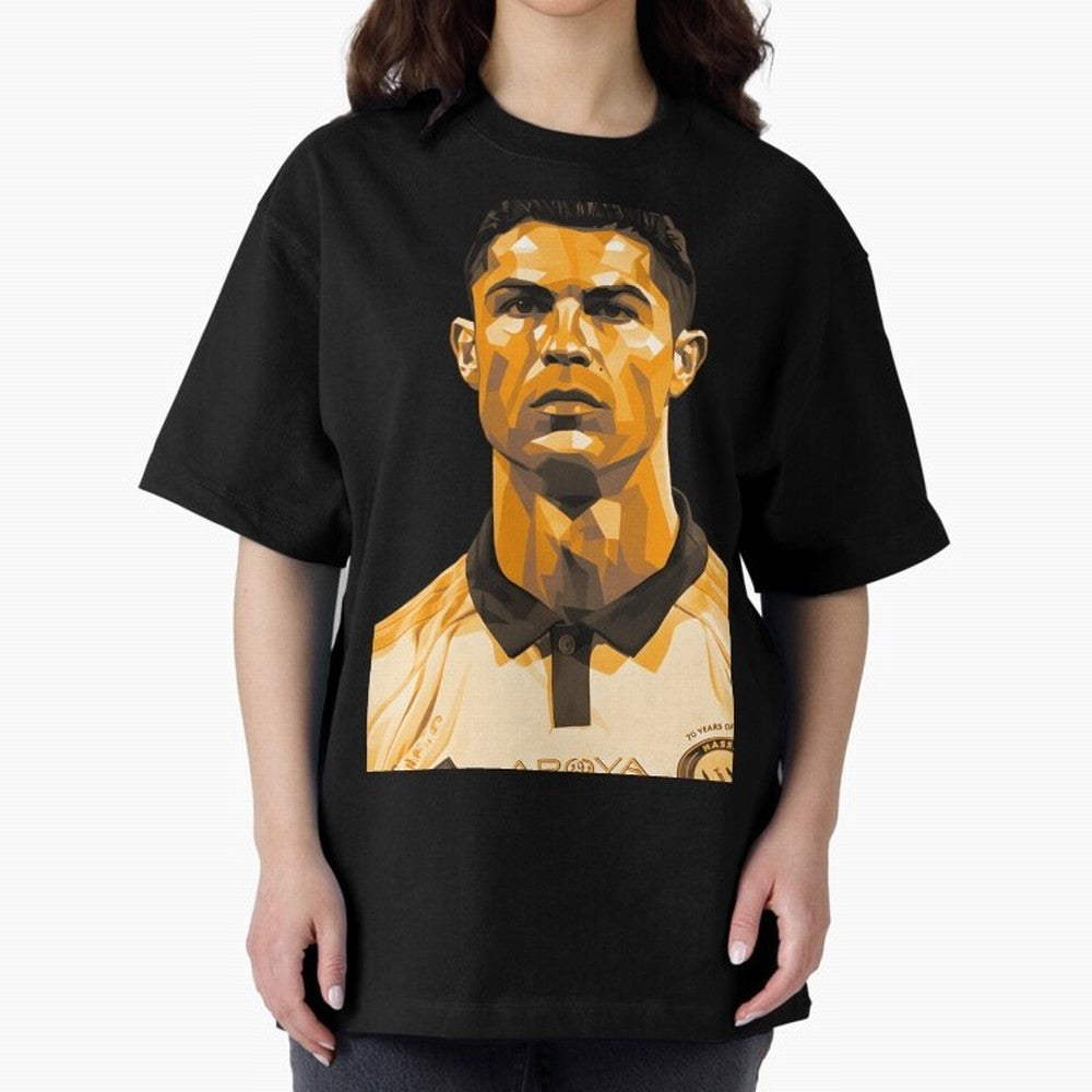 Ronaldo Oversized T-Shirt Bring a Vintage Feel to FIFA World Cup 2026 for Fans of Cristiano Ronaldo, Haaland and CR7 and Argentina, Bringing Classic Soccer Heritage, Championship Pressure, Fan Loyalty and International Pride; Perfect for People Who