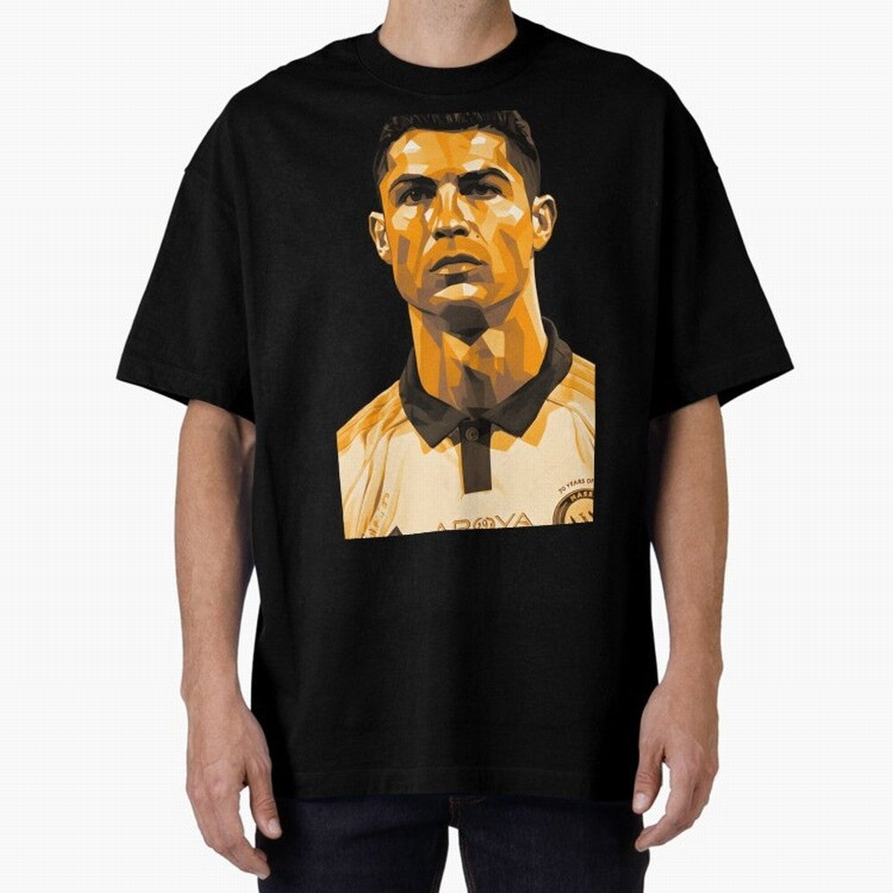 Ronaldo Oversized T-Shirt Bring a Vintage Feel to FIFA World Cup 2026 for Fans of Cristiano Ronaldo, Haaland and CR7 and Argentina, Bringing Classic Soccer Heritage, Championship Pressure, Fan Loyalty and International Pride; Perfect for People Who