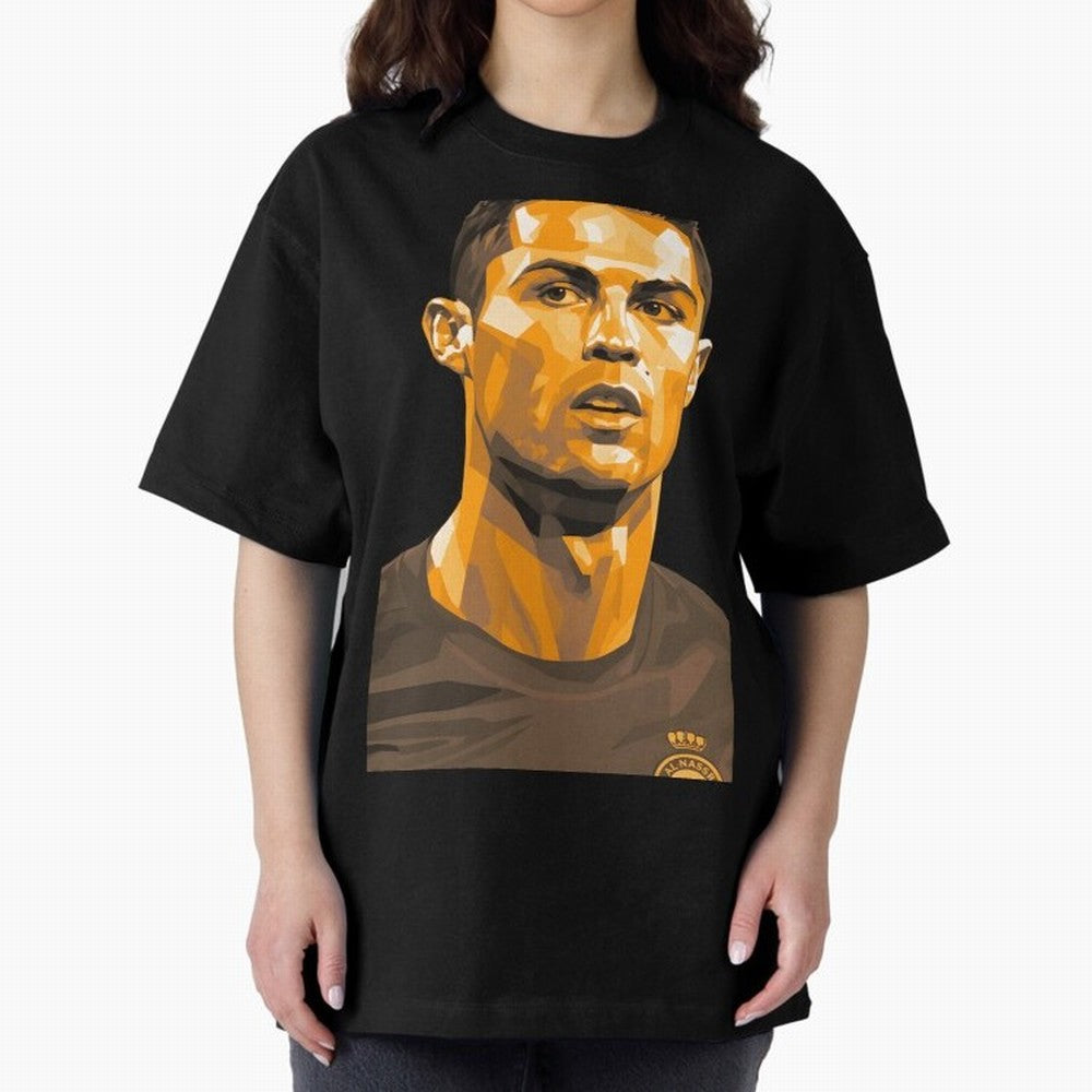 Ronaldo Oversized T-Shirt Join FIFA World Cup 2026 Group Stage Spirit, Driven by Brazil, Mbappe and Neymar, Tournament Hype, Historic Matchups, Family Viewing Parties and Global Sports Pride; Perfect for People Who Love Argentina, Brazil, France,