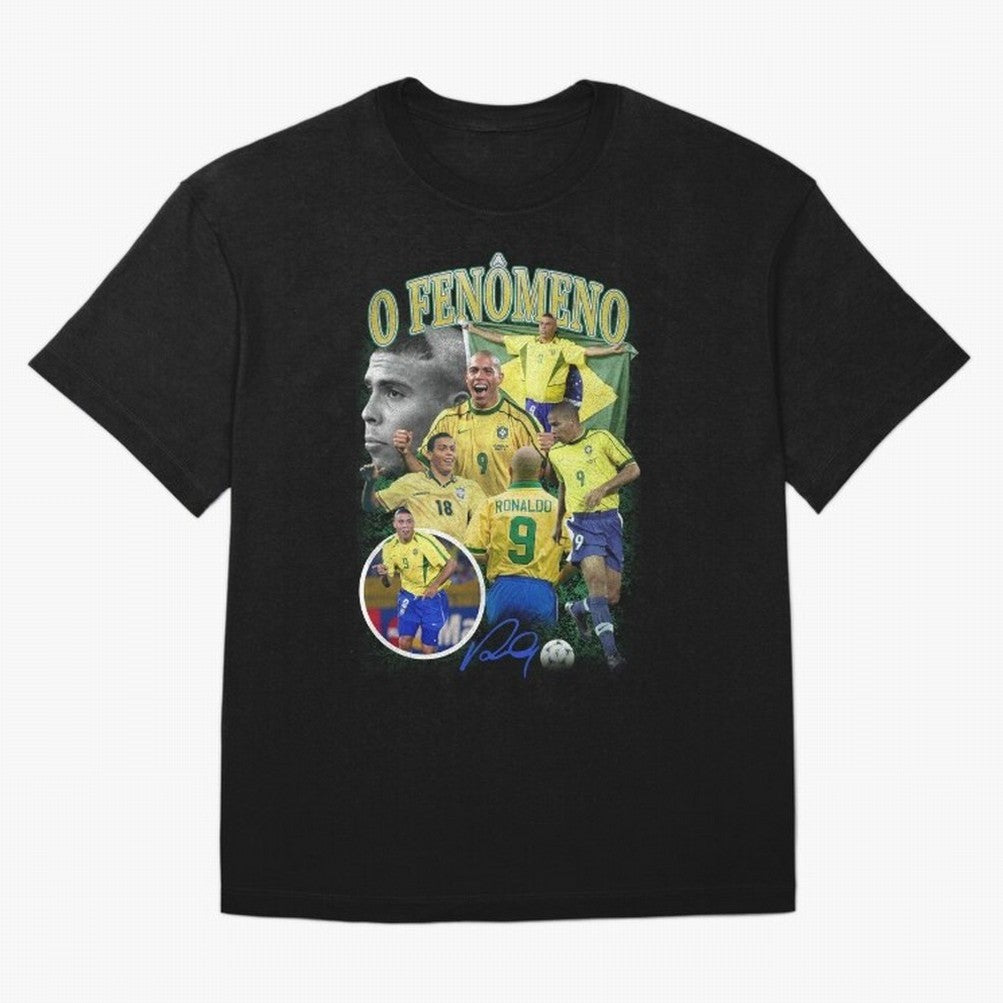 O Fenomeno Ronaldo Oversized T-Shirt Bring Champion Energy into FIFA World Cup 2026 for Fans of Cristiano Ronaldo and Portugal, Bringing Retro Football Energy, Iconic Rivalries, Trophy Chase Drama and Stadium Atmosphere; Ideal for Fans Who Follow