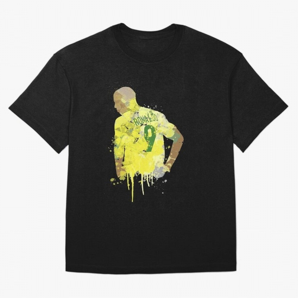 Ronaldo Brazil Legend Art Oversized T-Shirt Honor Champions and Dreams in the FIFA World Cup 2026 USA Canada Mexico Journey through Mbappe Highlights, England Pride, Game Day Rituals, Football Legends, Country Pride and the Road to the Final;