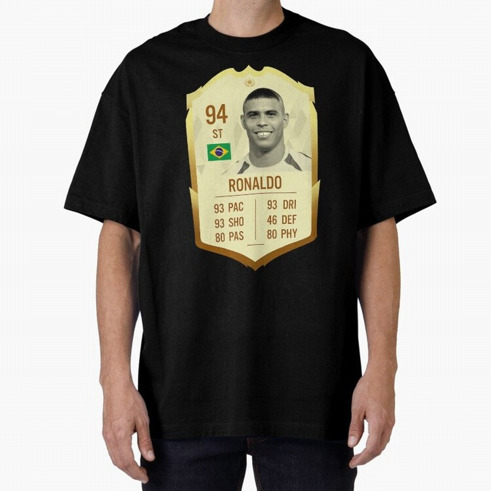 Ronaldo Ultimate Card Oversized T-Shirt Celebrate the Biggest Stage of FIFA World Cup 2026 USA Canada Mexico Spirit, Filled with Brazil, Cristiano Ronaldo, Haaland and CR7, Football History, Final Match Energy, Crowd Noise and Once in a Lifetime