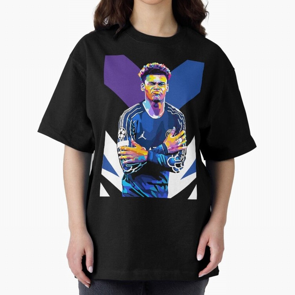 Desire Doue in WPAP Style Oversized T-Shirt Keep the Legacy of Match Day Hype around FIFA World Cup 2026 Group Stage, Cristiano Ronaldo, France, Retro Football Energy, Iconic Rivalries, Trophy Chase Drama and Stadium Atmosphere; Perfect for People
