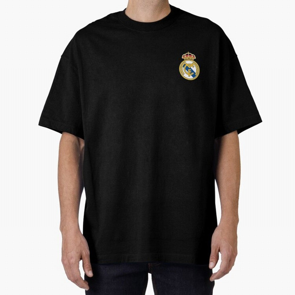Madrid Football Logo Oversized T-Shirt Capture FIFA World Cup 2026 USA Canada Mexico Driven by CR7, Portugal Energy, Stadium Chants, National Pride, Trophy Dreams and Unforgettable Football Memories; Created for Match Day Parties, Soccer Gifts, Fan