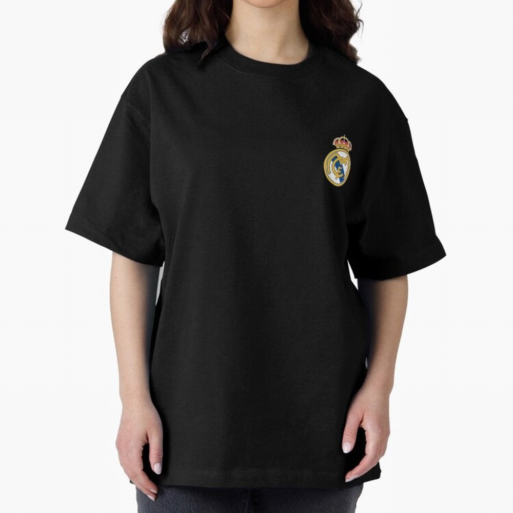 Madrid Football Logo Oversized T-Shirt Capture FIFA World Cup 2026 USA Canada Mexico Driven by CR7, Portugal Energy, Stadium Chants, National Pride, Trophy Dreams and Unforgettable Football Memories; Created for Match Day Parties, Soccer Gifts, Fan
