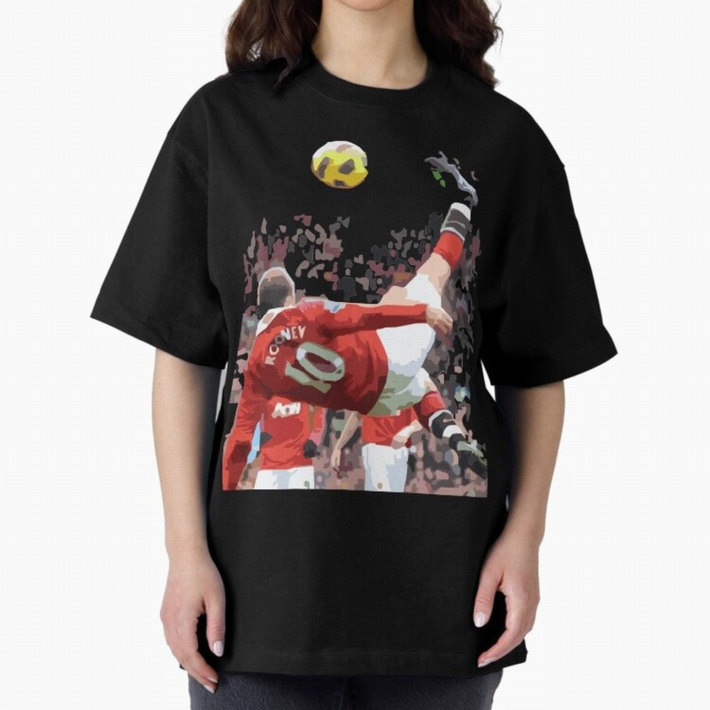 WAYNE ROONEY Oversized T-Shirt Stand Out with Spirit from Global Football Passion for FIFA World Cup 2026 Group Stage, Highlighting Messi, Neymar and Mbappe, Argentina, Stadium Memories, Football Loyalty, International Chants and Championship