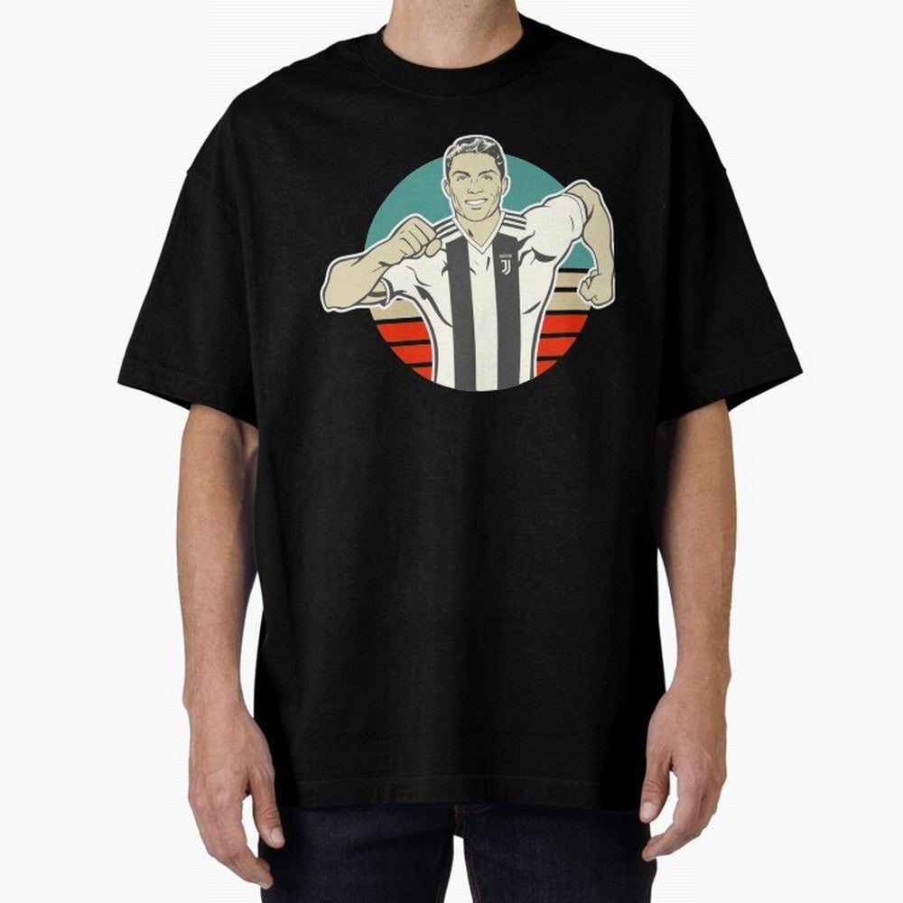 Ronaldo Ronaldo Oversized T-Shirt Make Your Look Match FIFA World Cup 2026 Spirit, with England, France and Netherlands, Mbappe, Vintage Soccer Flavor, Modern Football Stars, National Flags and Final Night Emotion; Made for Collectors Who Enjoy